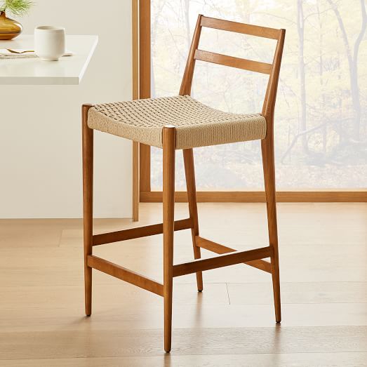 Bar stools discount with woven seats