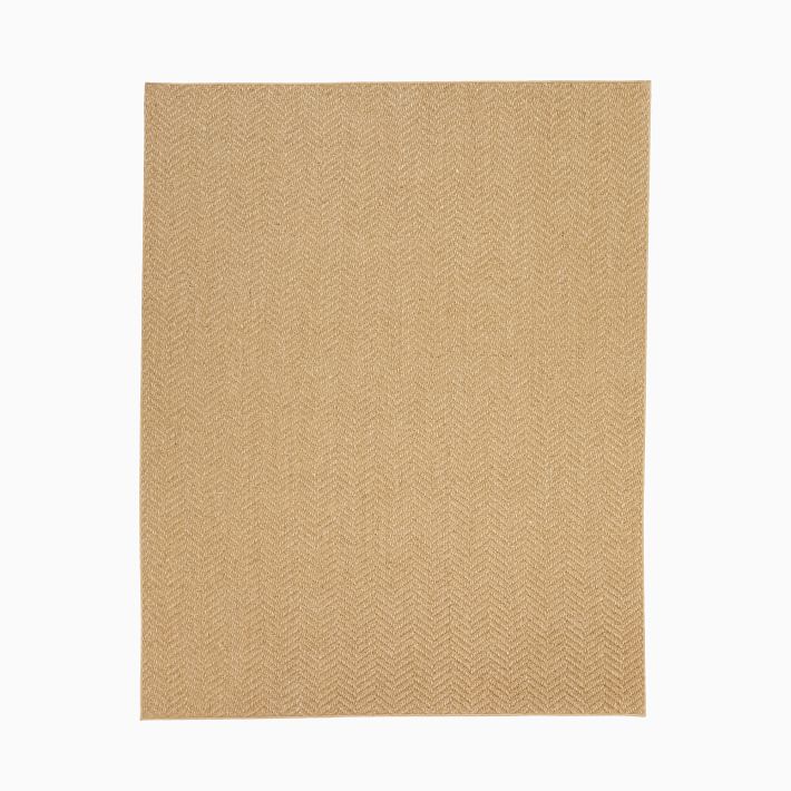 Custom Woven Herringbone Sisal Rug West Elm