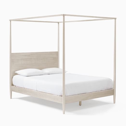 Mid-Century Canopy Bed | West Elm