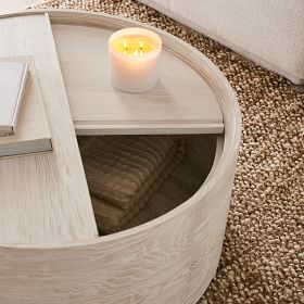 Volume Round Storage Drum Coffee Table