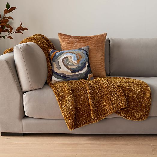 Chunky Luxury Chenille Throw West Elm