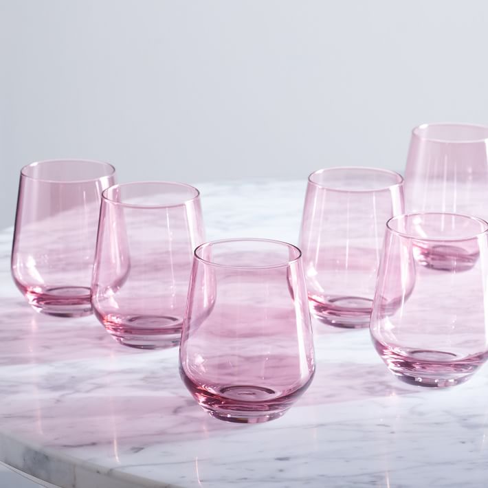 Silks Stemless Wine Glass Set Of 4 – The Keeneland Shop