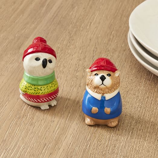 Dapper Animal Salt & Pepper Shakers (Set of 2) West Elm