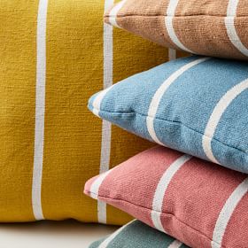 Simple Stripe Indoor/Outdoor Pillow - Clearance