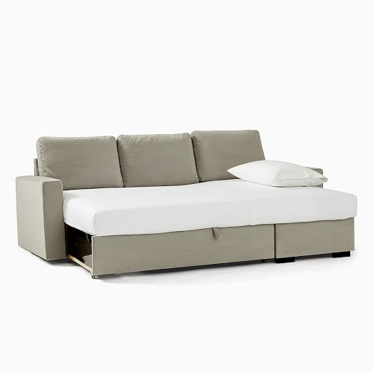 London Sleeper Sectional Sofa With Chaise West Elm