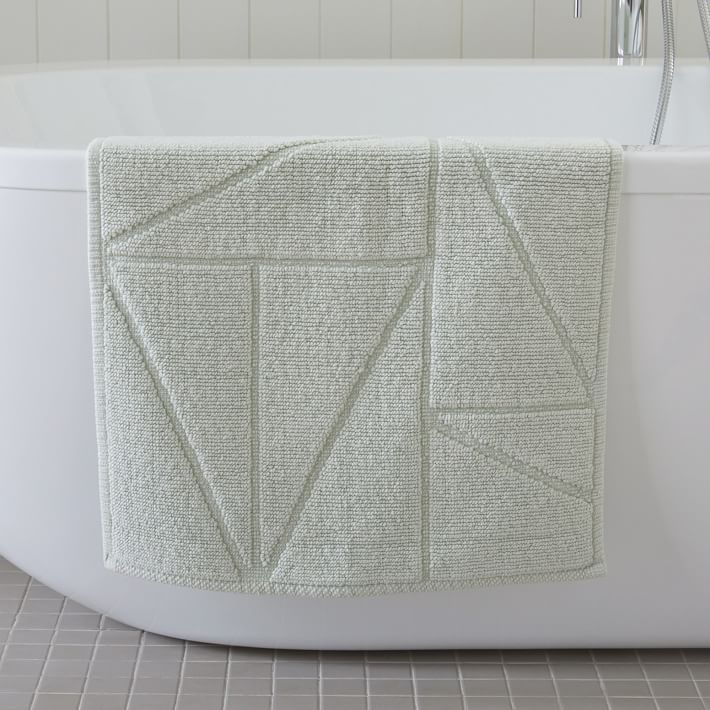 Triangle Sculpted Bath Mat