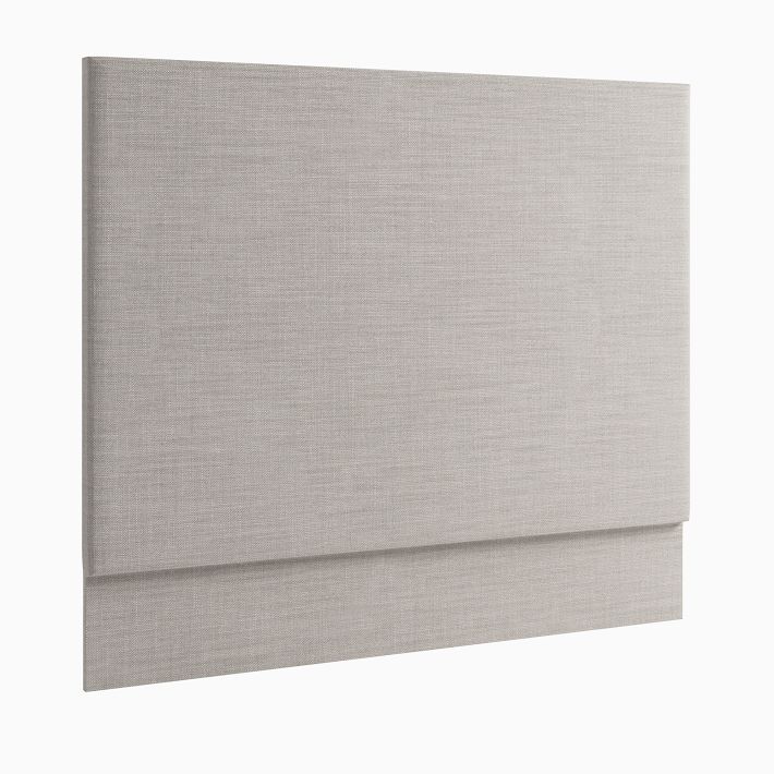 Simple Upholstered Wall Mounted Headboard West Elm