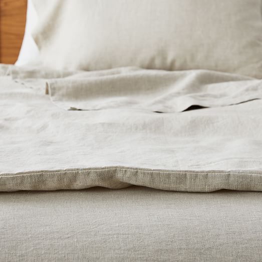 European Flax Linen Travel Sheet Set | West Elm