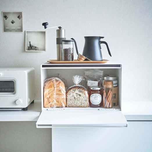 Acquista Guzzini Breadbox With Bamboo Breadboard Top Tierra - bianco su  Rinascente