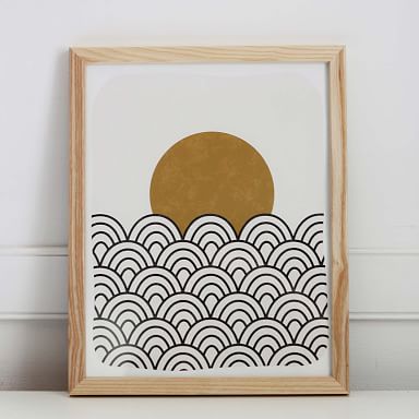 west elm gold wall art