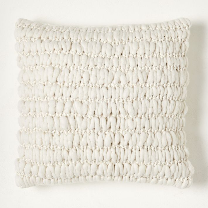 Chunky Knit Pillow Cover West Elm