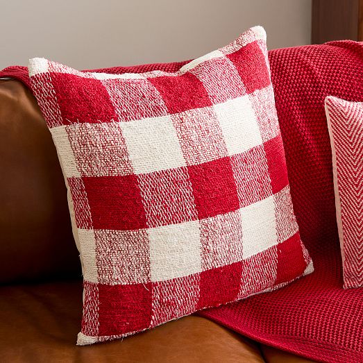 Buffalo Check Pillow Cover West Elm