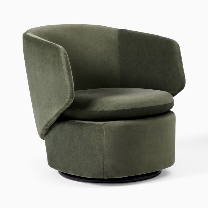 West Elm Crescent Swivel Chair