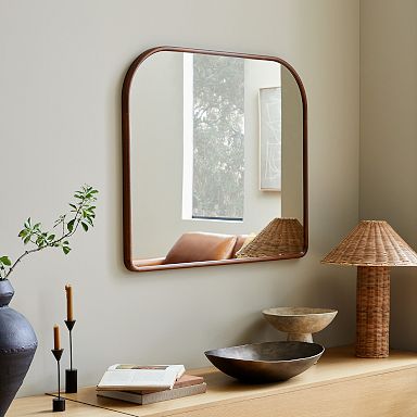 Streamline Rounded Edge Wall Mirror - 24W x 36H