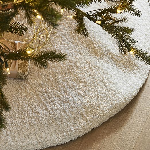Boucle Tree Skirt West Elm
