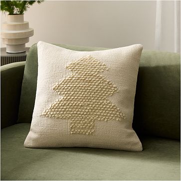 Looped Trees Pillow Cover | West Elm