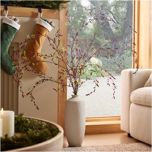 Faux Pepperberry Branch | West Elm