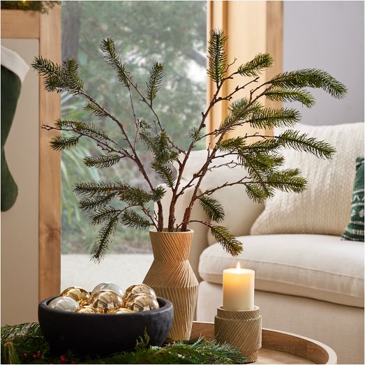 Faux Cypress Mixed Berry & Pine Branch
