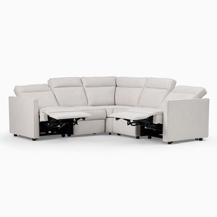 Harris Motion Reclining 5-Piece L-Shaped Sectional (95") | West Elm