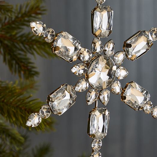 Jeweled Snowflake Ornament West Elm