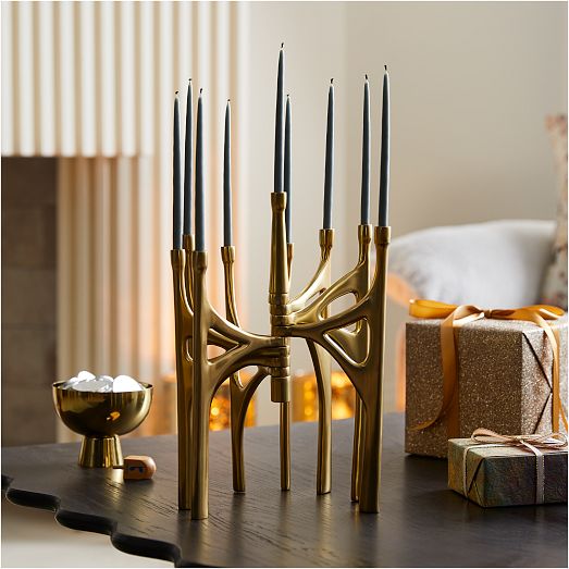 Art Deco Menorah West Elm