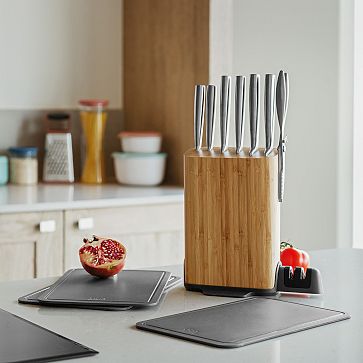 Magnetic Knife Block, Ash Wood, 11 x 3.5