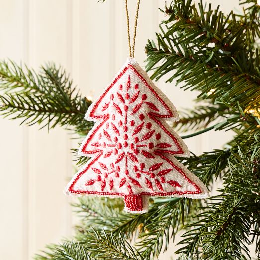 Furry Friends Felt Christmas Ornament, Handmade Christmas Ornaments