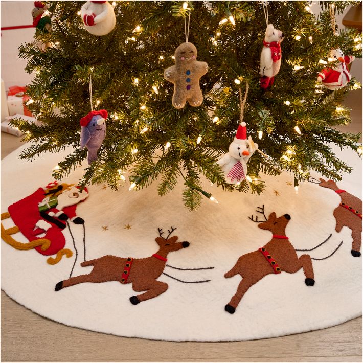 Set of Joseph's Studio Santa Claus and Reindeer Christmas Stocking H - 1