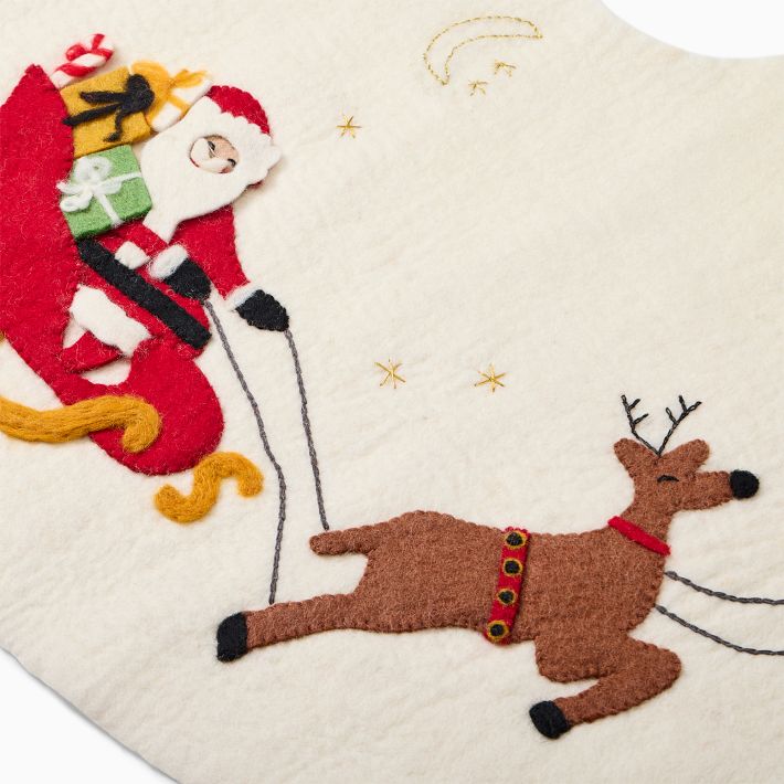 Set of Joseph's Studio Santa Claus and Reindeer Christmas Stocking H - 4
