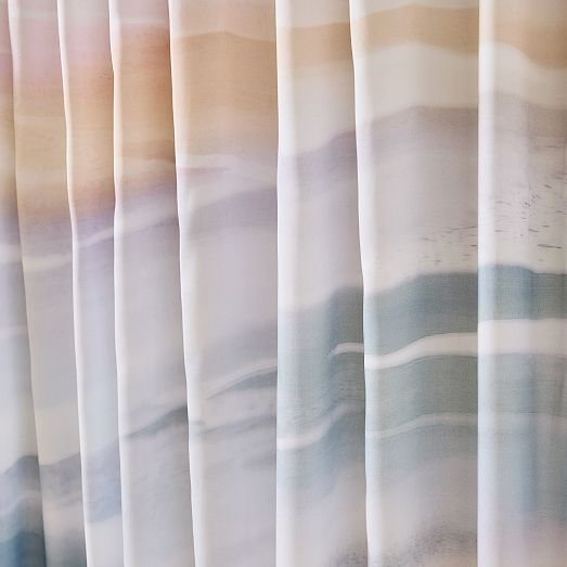 Silky TENCEL™ Dream Shower Curtain West Elm