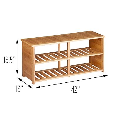 West elm best sale shoe rack bench