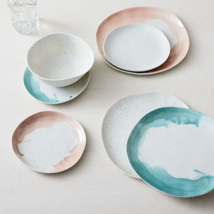 Seaside Melamine Salad Plates West Elm