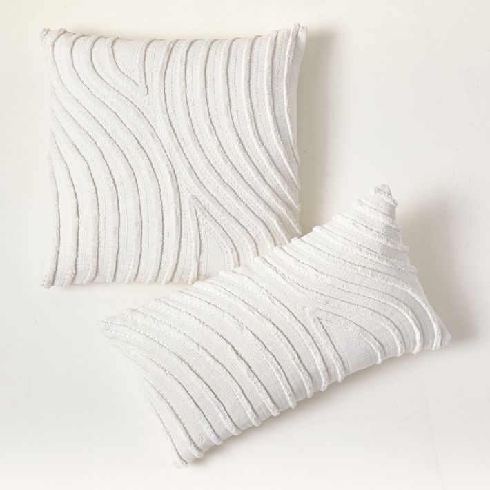 Small Wave Sofa Cushion Headboard Nordic Decorative Pillows For