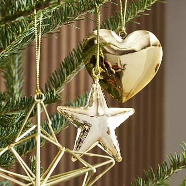 24 Pack | Gold Star Pick Ornaments | Holiday Decor | Lee Display