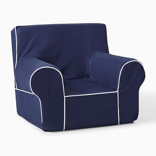Anywhere Chair Navy West Elm
