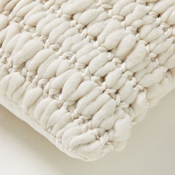Chunky Knit Pillow Cover West Elm