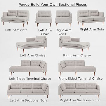 Peggy Sectional Pieces