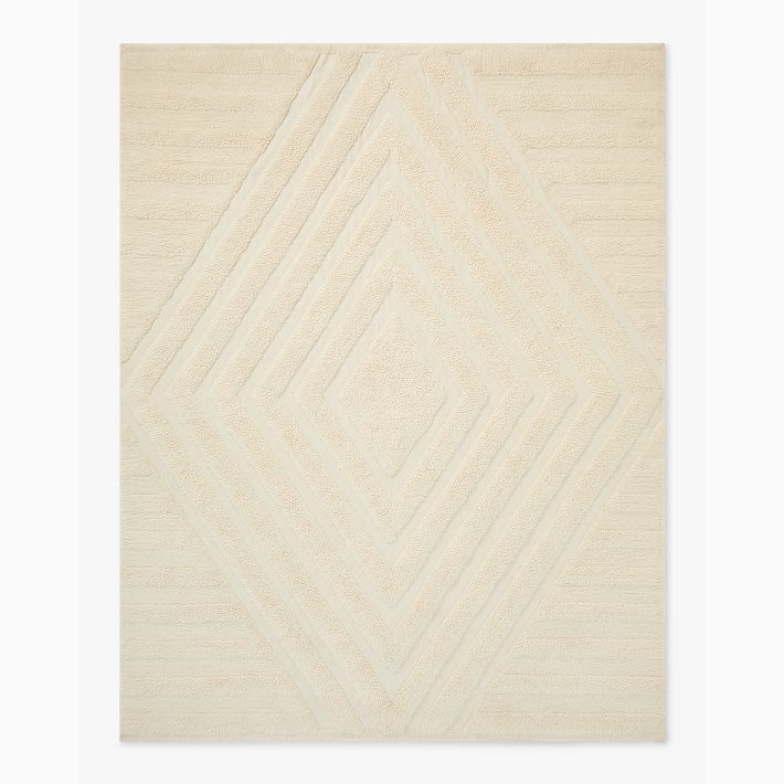 Rhombus Washable Rug West Elm