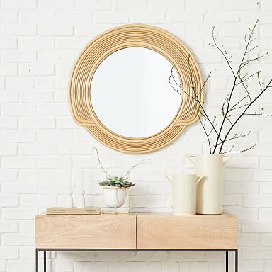 Bow Mirror 40x60 Dark – English Elm