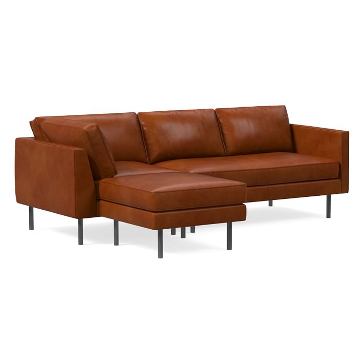 Axel 3 Piece Chaise Sectional Sofa With Chaise West Elm