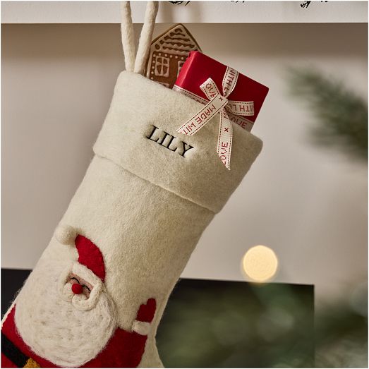 Jolly Santa Stocking | West Elm