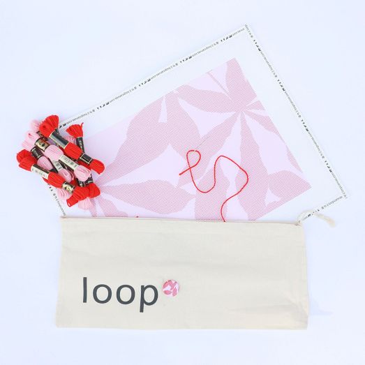 Loop Canvas Needlepoint Kit Palms West Elm