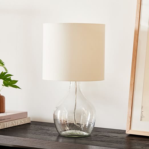 Recycled Glass Table Lamp | Modern Light Fixtures | West Elm