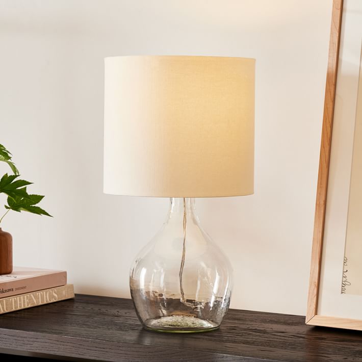 Recycled Glass Table Lamp | Modern Light Fixtures | West Elm