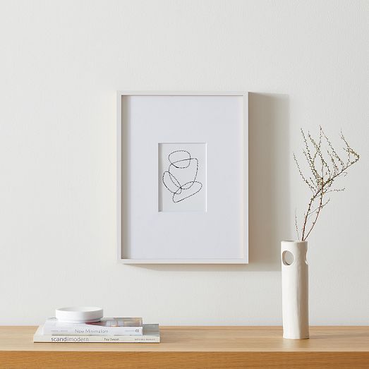 MultiMat Wood Gallery Frames White West Elm