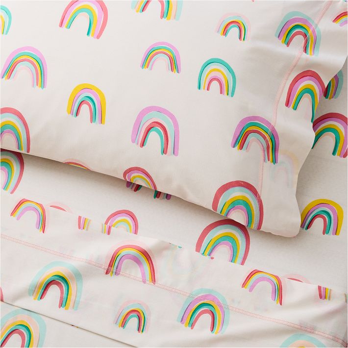 Rainbows Sheet Set West Elm