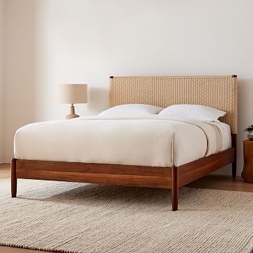 Chadwick Mid-Century Woven Bed | West Elm