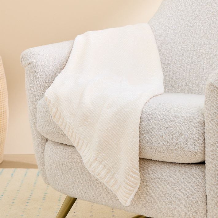 Luxe Chenille Baby Blanket West Elm