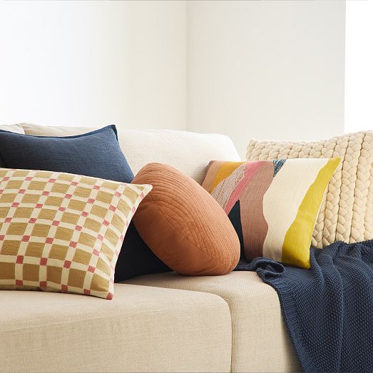 Crewel Landscape Pillow Cover West Elm