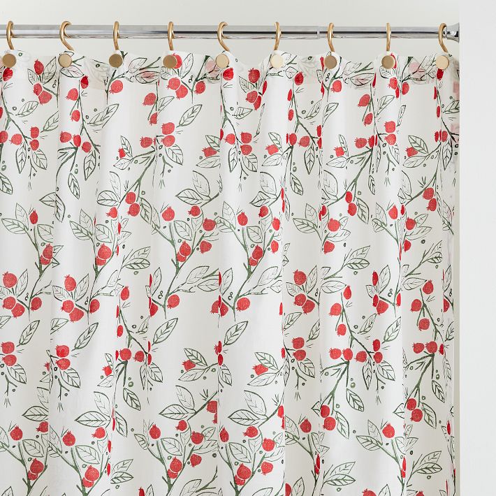Pomegranates Shower Curtain West Elm